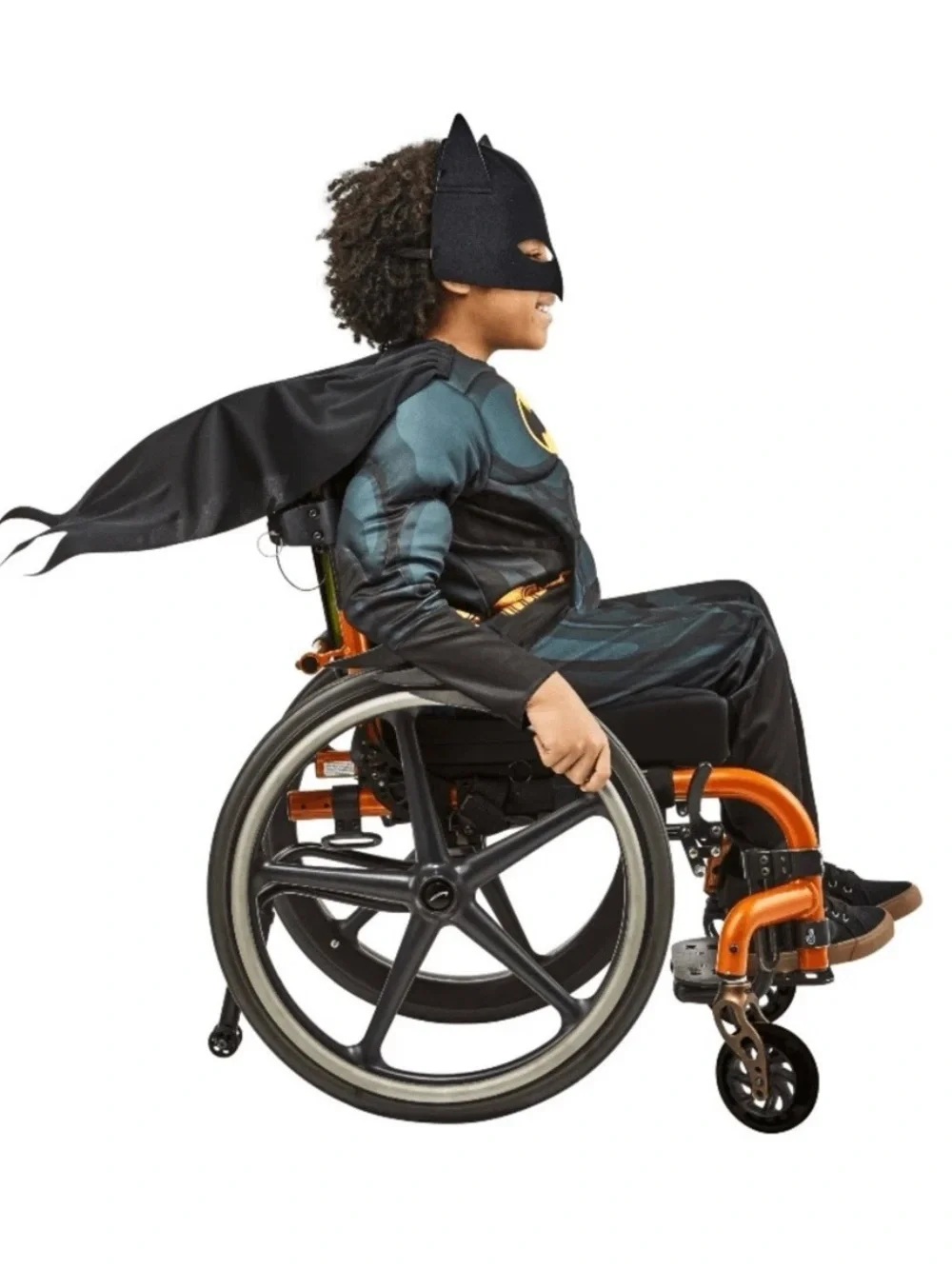 Kids DC Superhero Batman Wheelchair Friendly Costume Rubies Size M 8 NWT